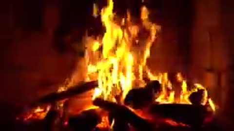 Instrumental Christmas Music With Crackling Fireplace