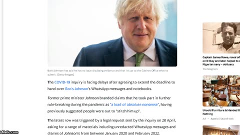 the Key point in the Boris Johnson saga