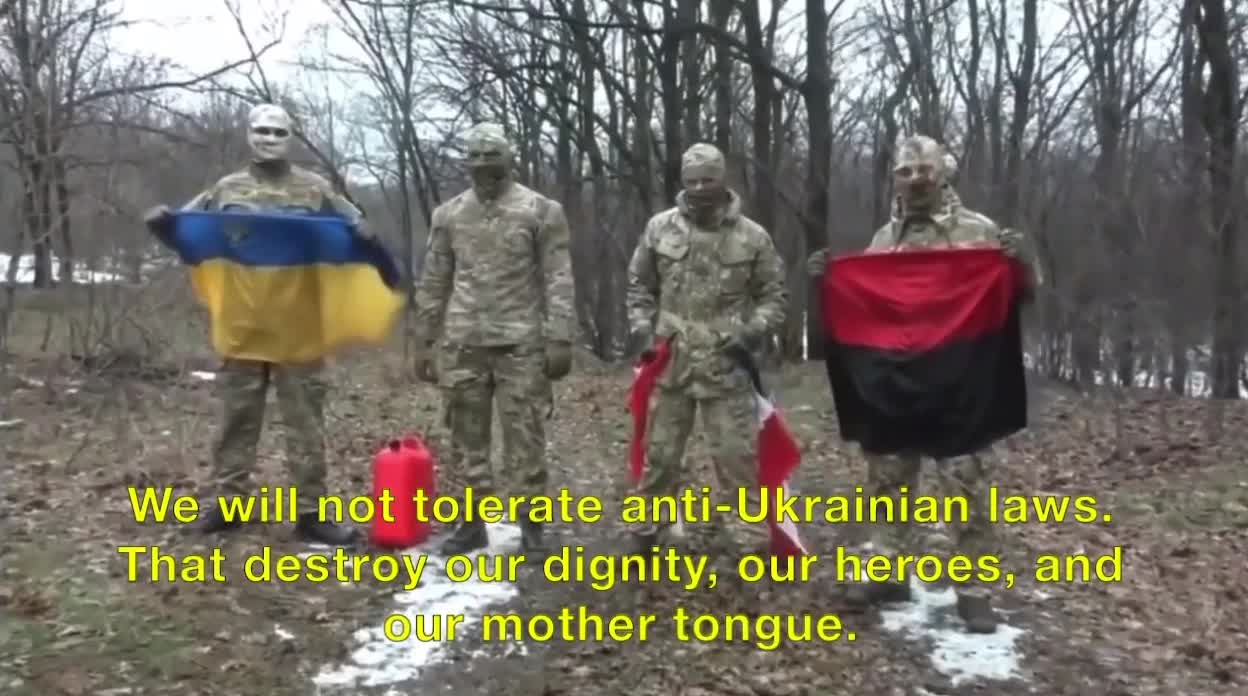 Ukrainian neo-Nazis prepare for conflict with Hungary & Poland