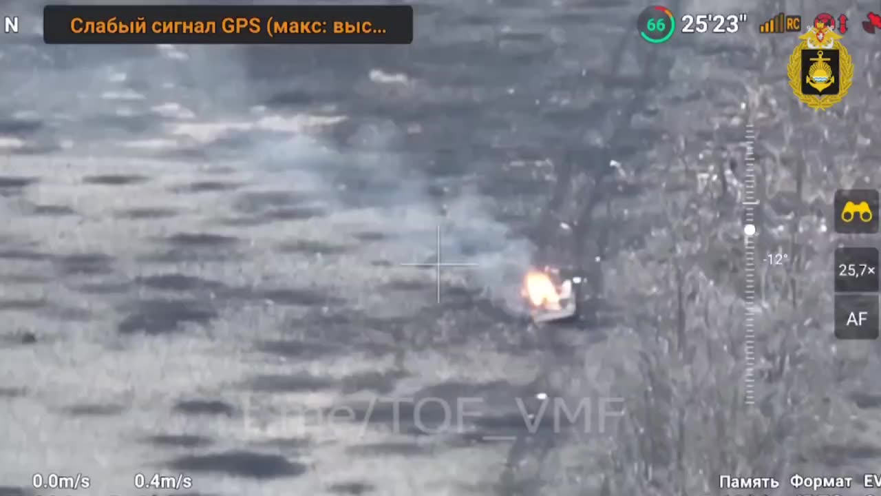 Ukrainian M113 in Ugledar direction burning out after accurate shelling