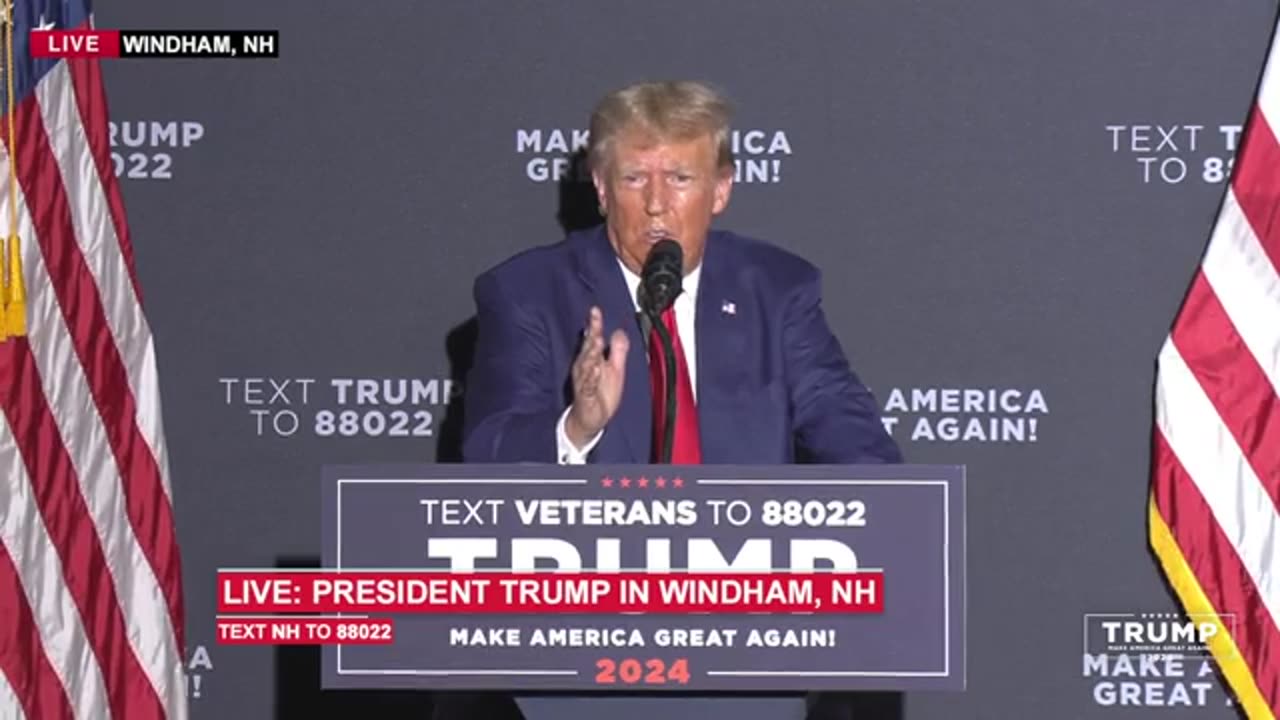 LIVE: President Trump in Windham, NH