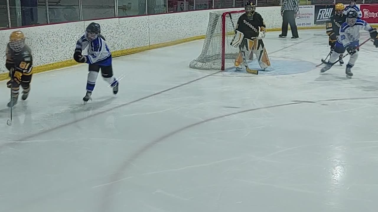 Padding it behind the net