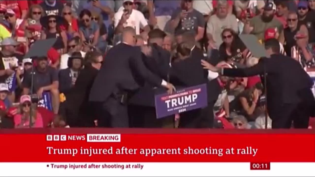 Trump shooting - gunman on Roof