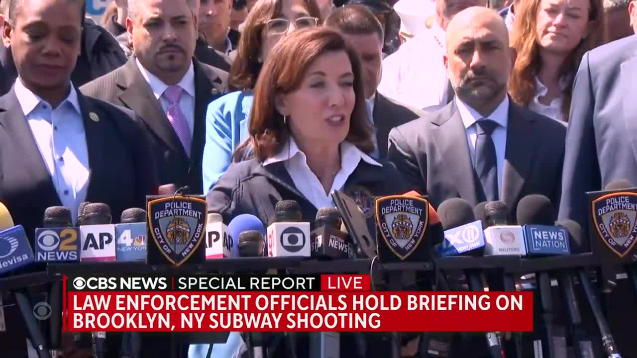 Multiple people wounded in New York City subway shooting, suspect still at large