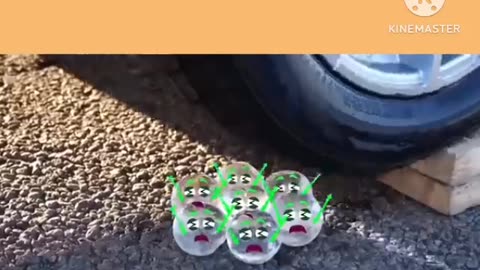 Funny video for kids. Car and jelly crush