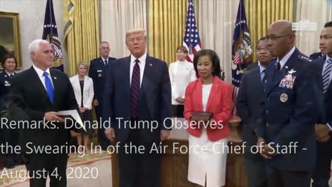 PBS cut to President Trump.
