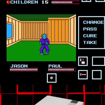 Friday the 13th Nintendo 8-bit game part 3 #gaming #shortgaming #dudivulga
