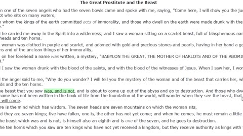 Mystery Babylon Mother of Harlots ??? - Overview