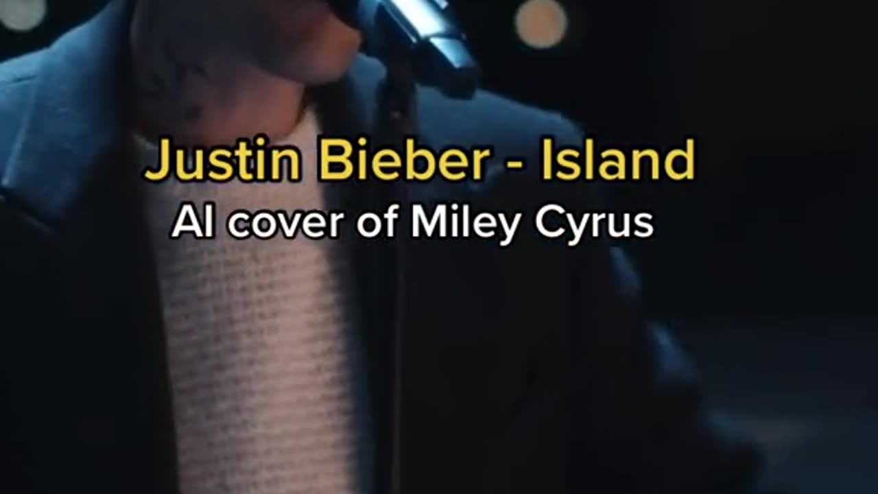 Justin Bieber AI cover of Island by Miley Cyrus