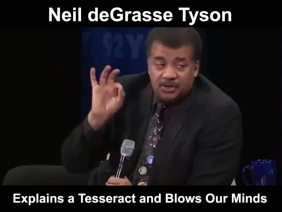 Explains a Tesseract and Blows Our Minds