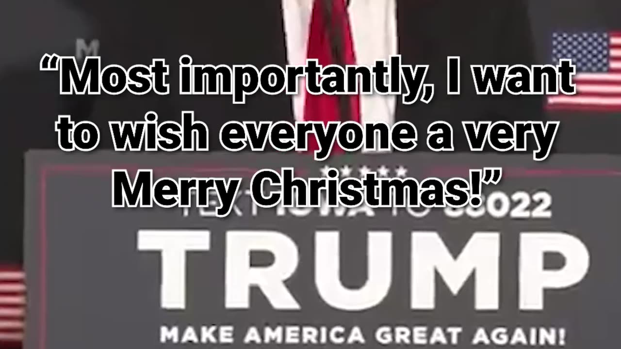 33 Most importantly, I want to wish everyone a very Merry Christmas!”