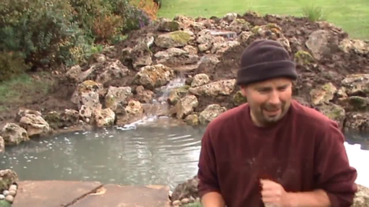 How to Build a Fish Pond and Stream / Cascade - Complete pond building video by Pondguru