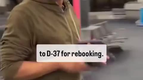 Airport Meltdown: Man Loses It After Missing His Flight! ✈️😱