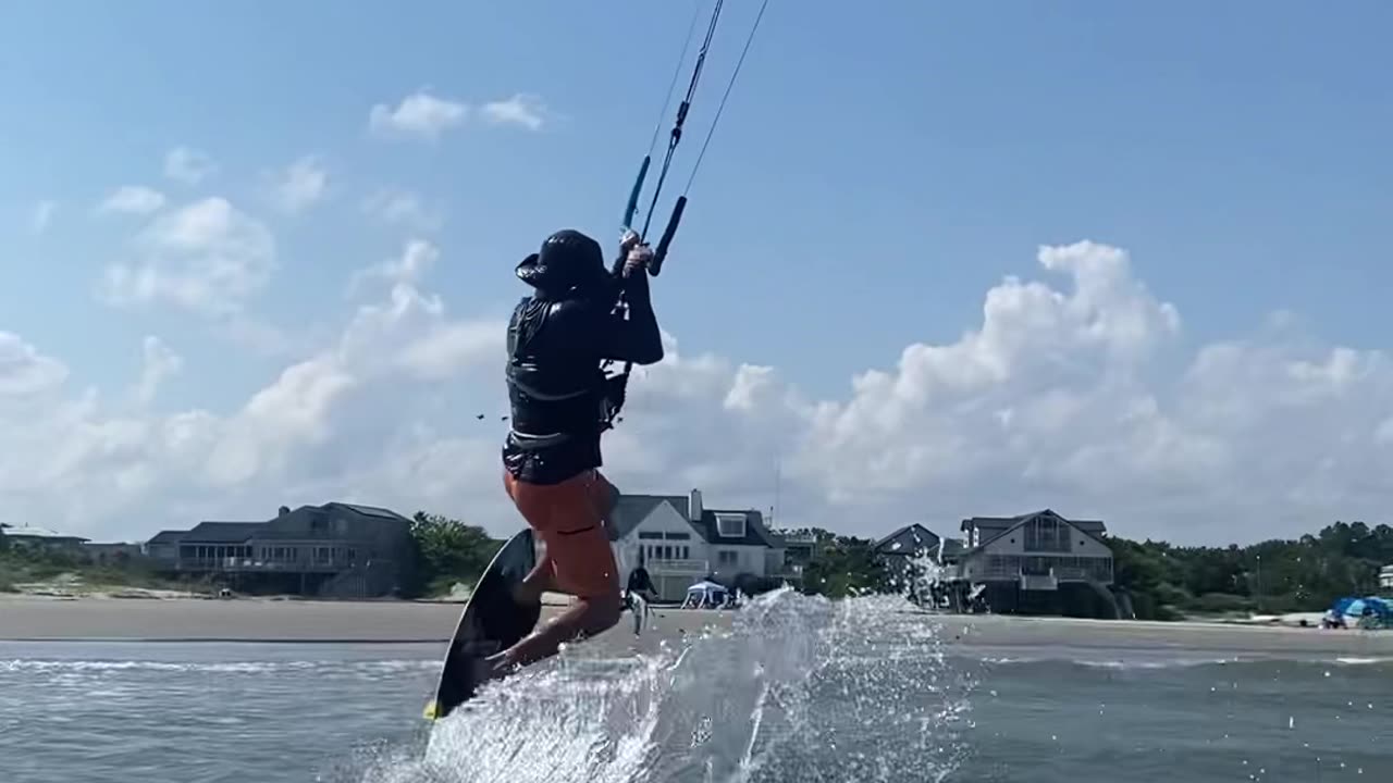 Kiteboarding fun at Breach Inlet and 28.5 on Sullivan’s Island