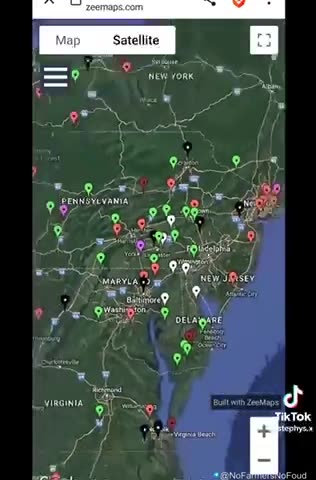 Someone attempted to map all the American Food Processing