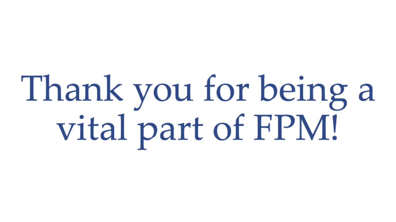 FPM's Top 10 Accomplishments of 2021