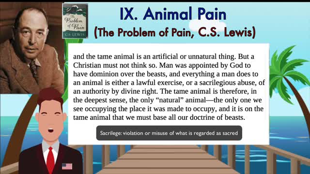 Food for Thought (IX. Animal Pain by C.S. Lewis)