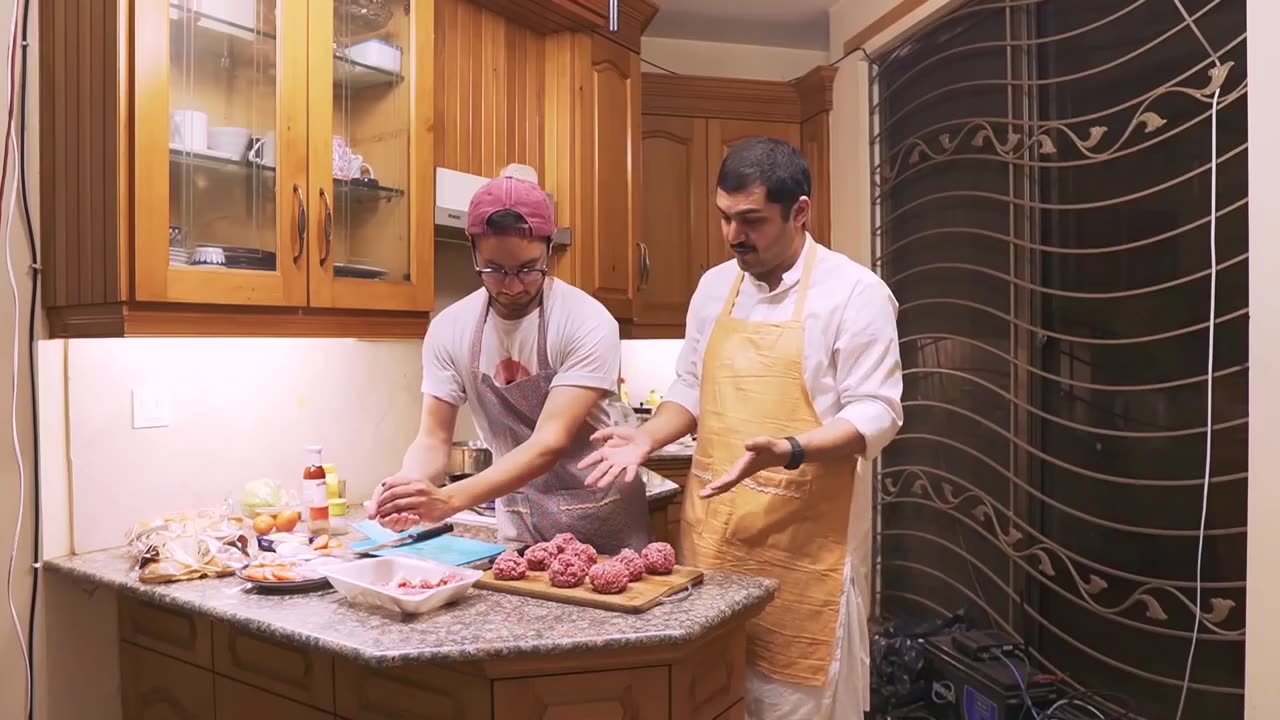 Making the JUICIEST, MEATIEST Beef Burgers (while Rollerblading) _ Cooking Chaos