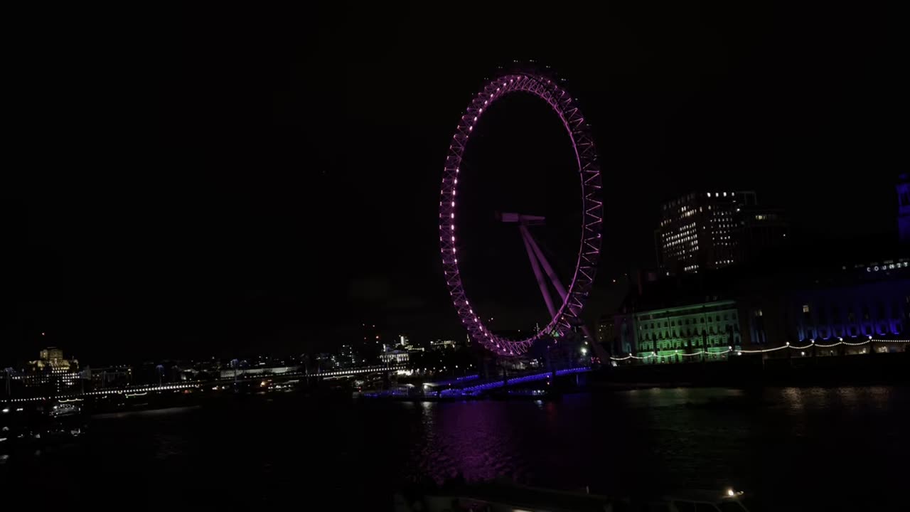 London Eye at night lovely