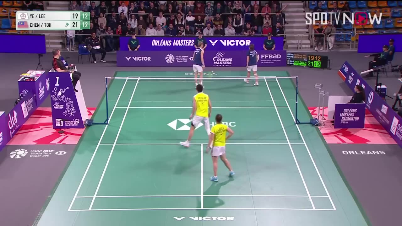 highlights - YE/ LEE vs CHEN/ TOH - Orleans masters 2023