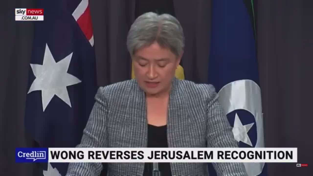 Australia now supports Tel Aviv as being the capital of Israel and not Jerusalem