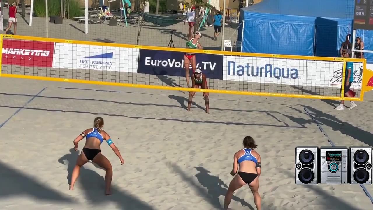 Women's Volleyball on the Beach-2 _ Music by Sergei Chekalin