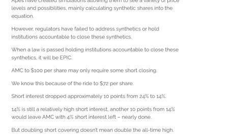 AMC STOCK REALISTIC SHARE PRICE DURING SQUEEZE!