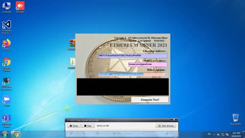 ETHEREUM MINER (ONLINE EARN MONEY)