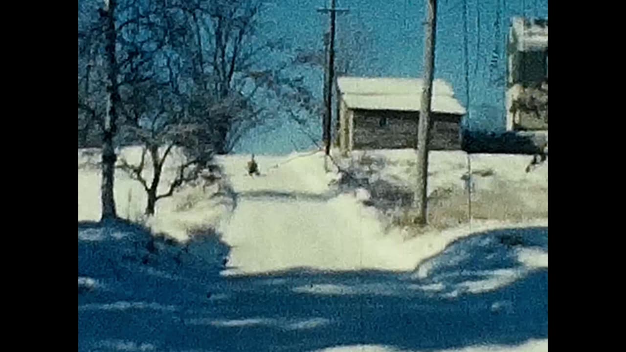 Sledding on Bryant St! Winter 1960 - Athol, MA