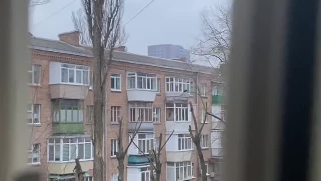 Sirens sound again in Kiev.