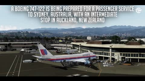 BOEING 747-122 IS BEING PREPARED FORPASSENGER SERVICETO SYDNEY,