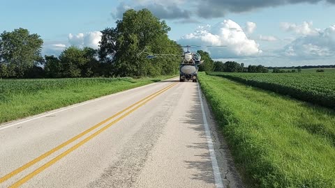 Helicopter on Wheeler Rd