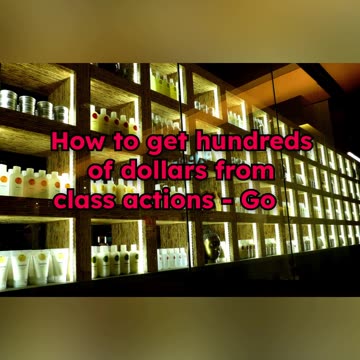 How to earn HUNDREDS of dollars from Open Class Actions