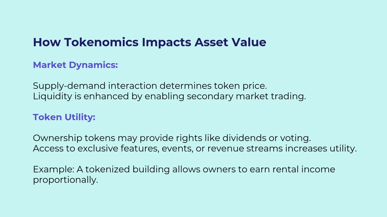 Understanding the Tokenomics of Real-World Asset Tokenization