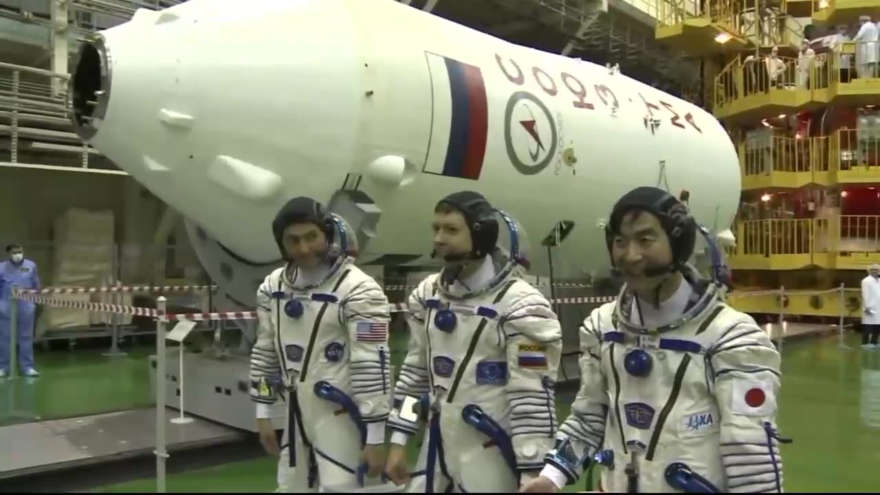 Crew Prepares for Launch in Kazakhstan