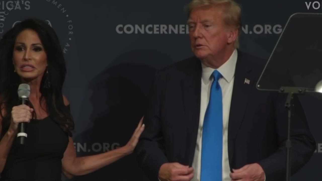 Christian Women Raise President Trump in Prayer After His Speech at Concerned Women for America Summit in Washington DC