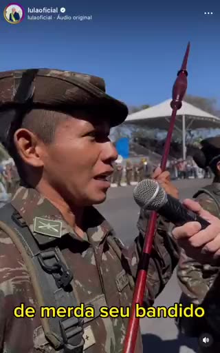 PT colocando Exército a serviço de uma agenda, olhe isso!!!