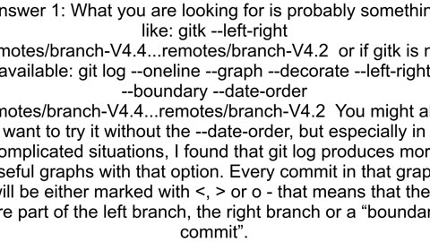 find difference between 2 remote branches