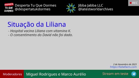 [Parte 1] Live diária de 2 de Novembro de 2023