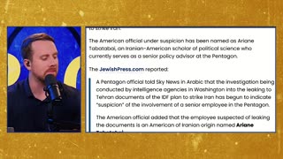 EXPOSED: SPY Found in The Pentagon Allegedly Leaks Israeli Plans to Strike Iran | Elijah Schaffer