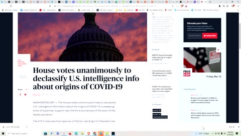 The House To Declassify COVID
