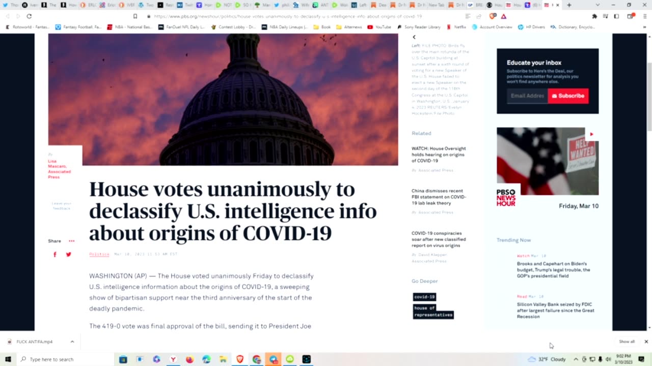 The House To Declassify COVID