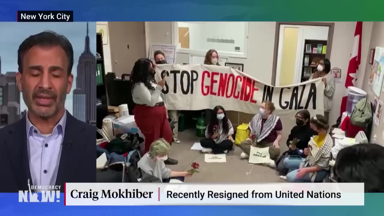 🔥"“Genocide”: Top U.N. Official Craig Mokhiber Resigns, Denounces Israeli Assault on Gaza"🔥.