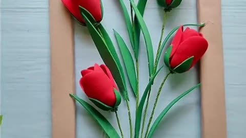 The Way To Make Flowers From Paper, Easy To Practice At Home