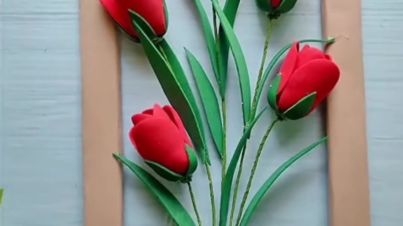 The Way To Make Flowers From Paper, Easy To Practice At Home