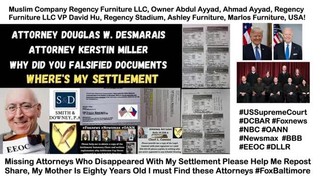 Smith Downey PA / Douglas W. Desmarais / Regency Furniture LLC / DCBAR / EEOC