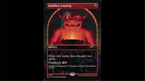 Secret Lair D&D Cards are spoiled OH MY GOD