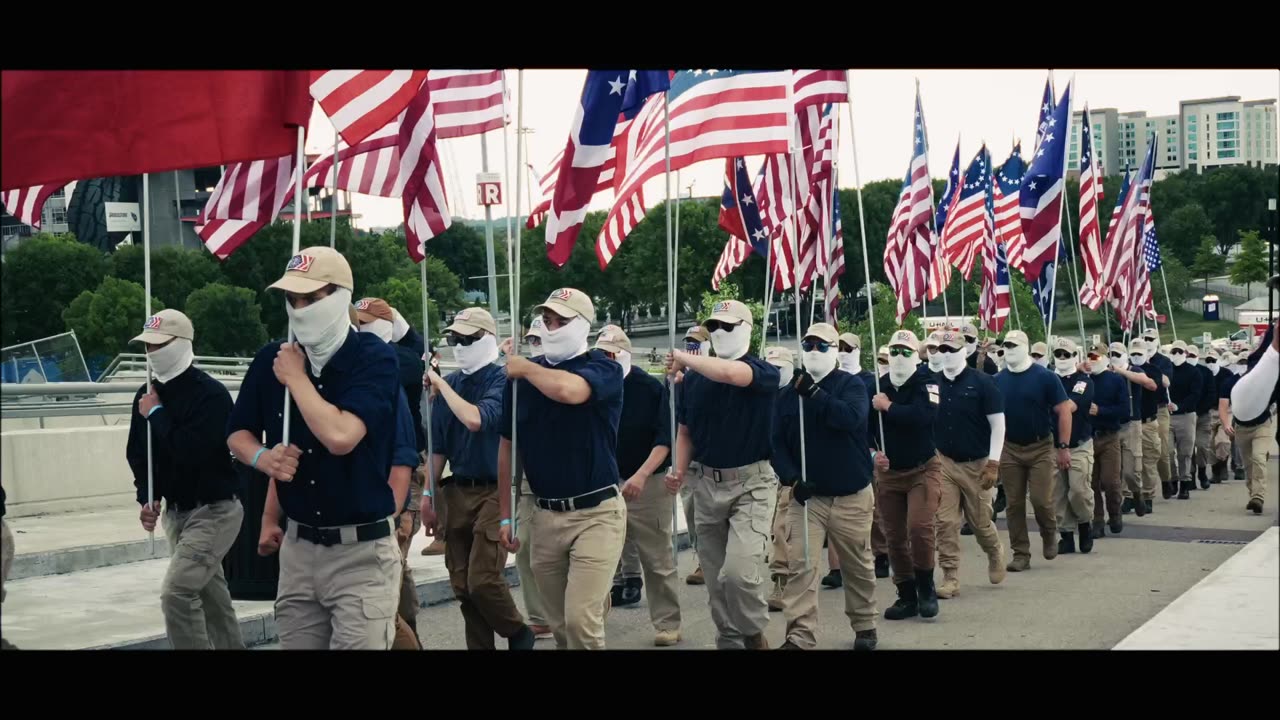 Patriot Front - Nashville 2024 Independence Day Demonstration & Thomas Rousseau Speech