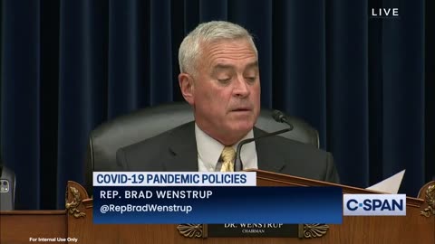 Wenstrup Questions CDC Director Walensky at COVID Subcommittee Hearing