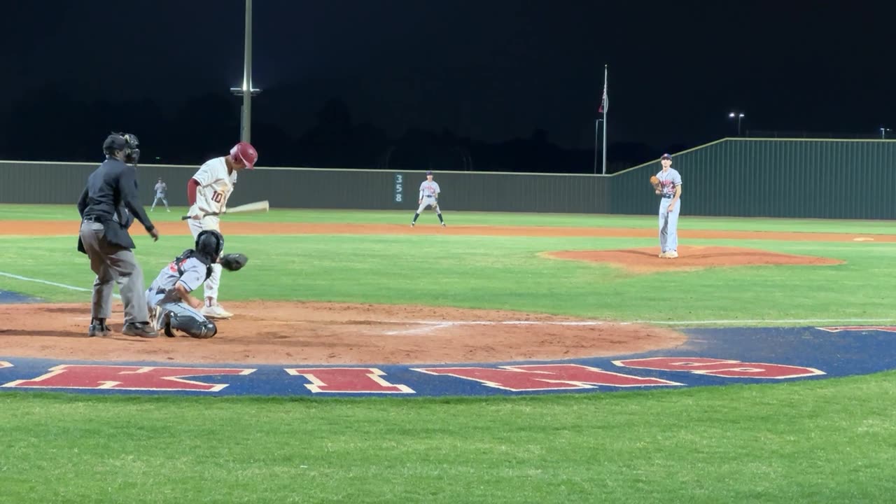 Gameday pitching Seven Lakes HS vs Tomkins HS, 19 March 2024